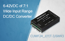 6-42VDC of 7:1 Wide Input Range DC/DC Converter ——CUWF24_J(Y)T-3/6WR3 Series