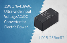 15W 176-418VAC Input Voltage AC/DC Converter for Electric Power-LD15-25BxxR2 Series