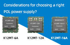 Considerations for choosing a right PoL power supply