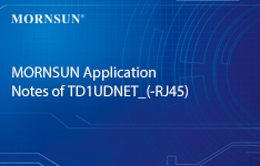 MORNSUN Application Notes of TD1UDNET_(-RJ45)