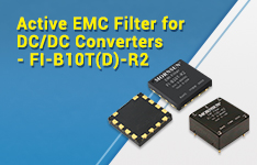 Active EMC Filter for DC/DC Converters – FI-B10T(D)-R2