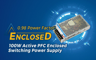 0.98 Power Factor！100W Active PFC Enclosed Switching Power Supply LMF100-20Bxx Series